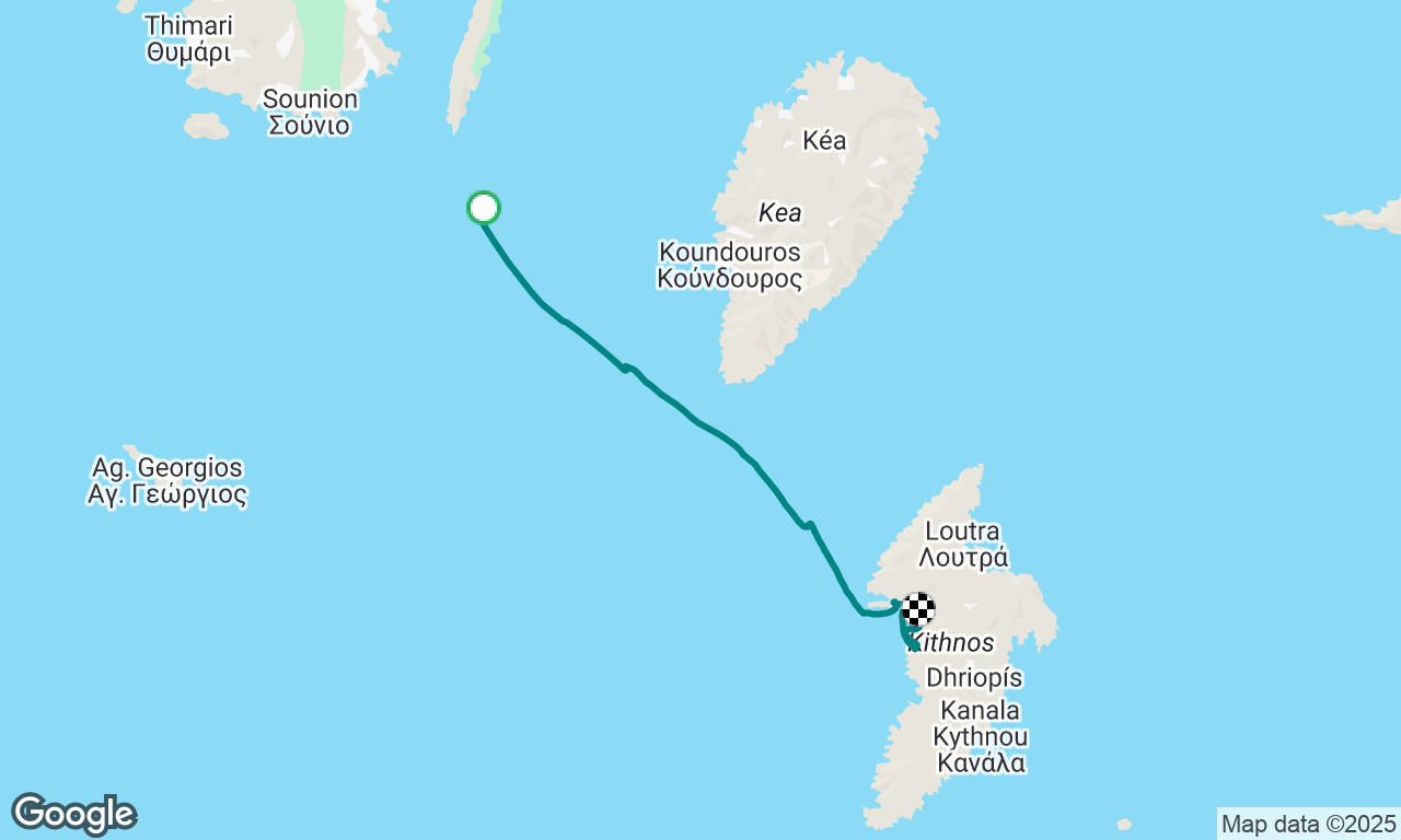 Lavrion to Kythnos