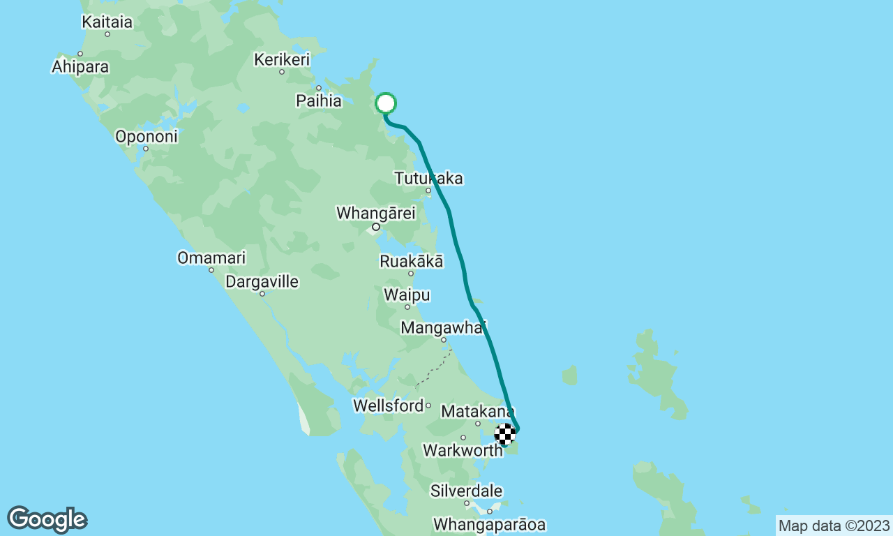 Whangaruru Harbor to Kawau Island