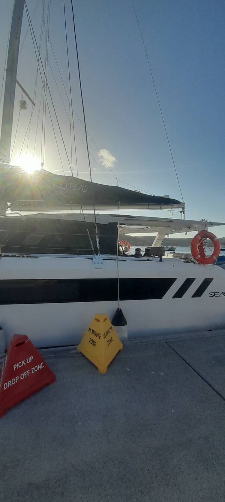 Voyage photo from MOB training. 