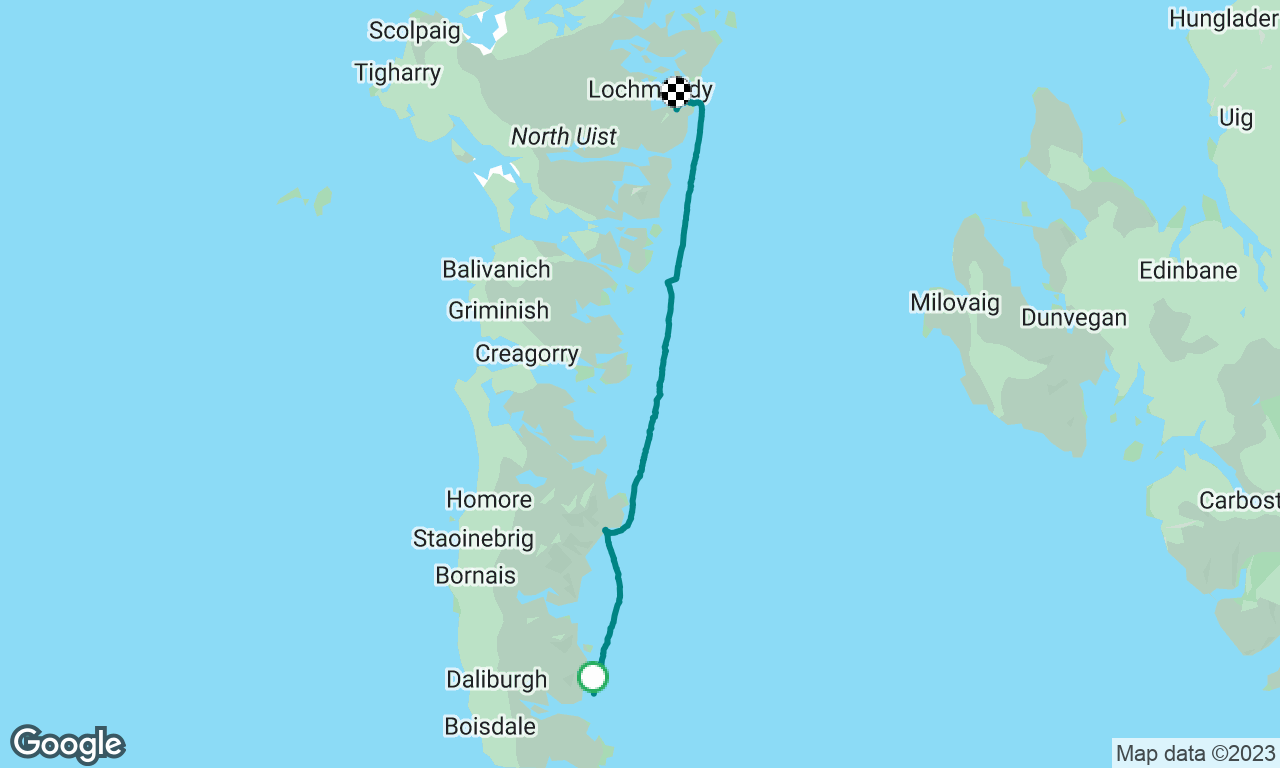 Boisdale Bay to Loch Maddy 