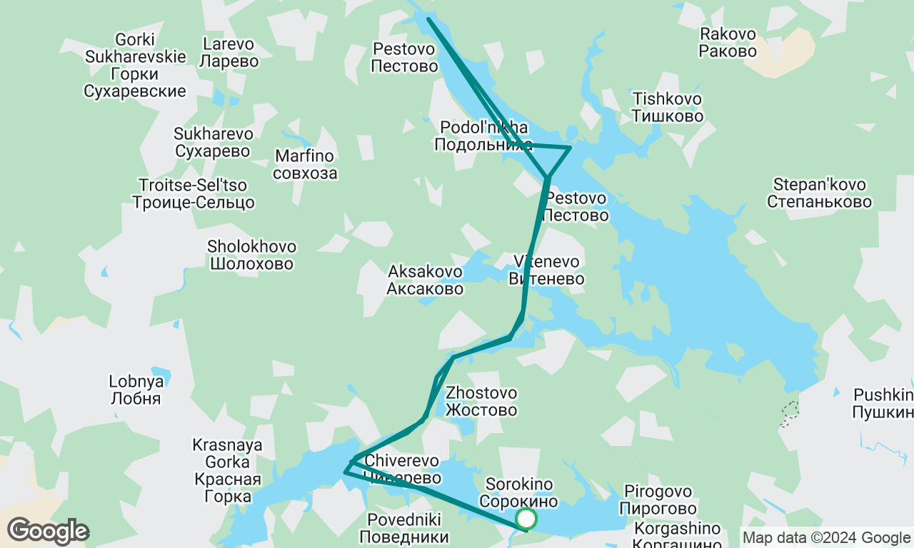 Moscow weekend sailing 