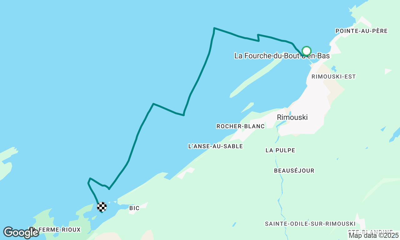 Rimouski au Havre du Bic