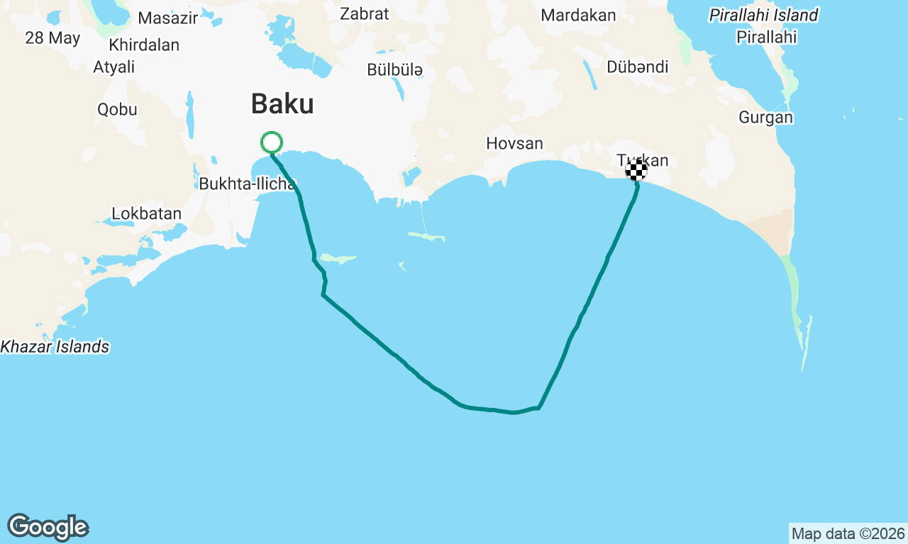 Voyage map