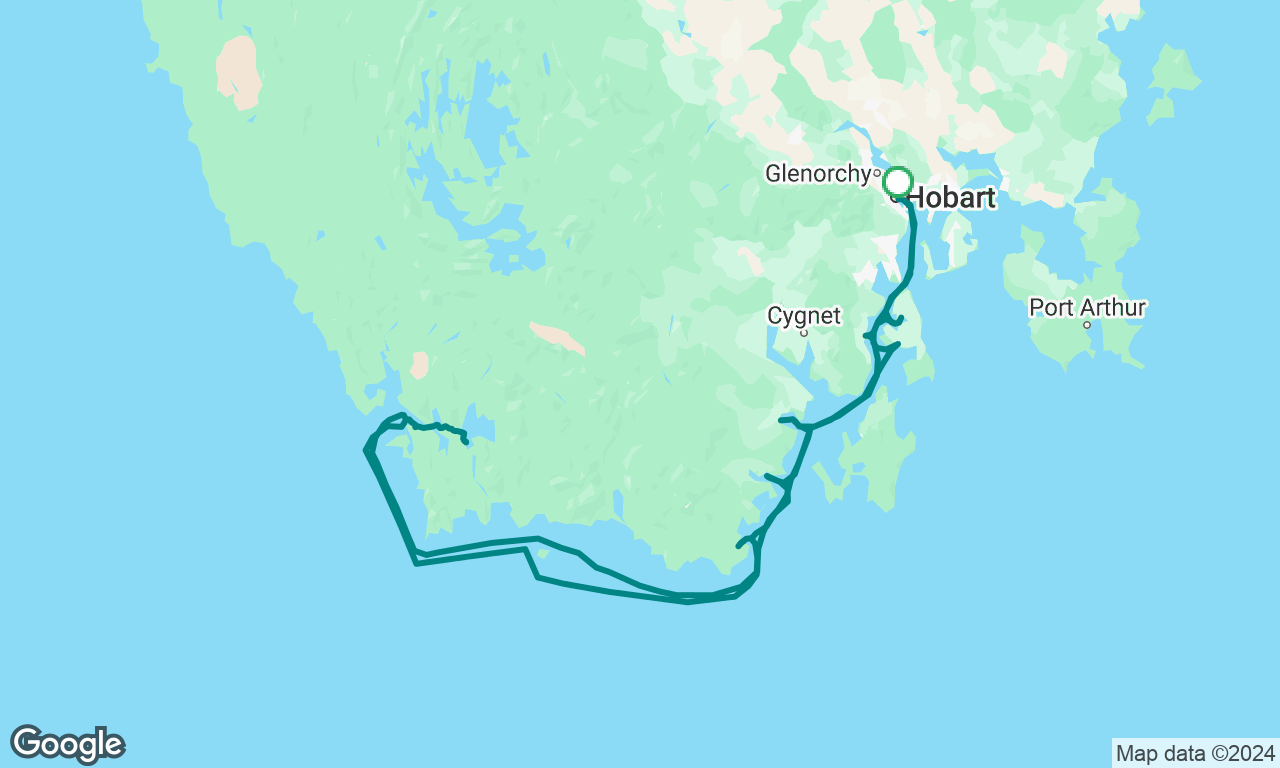 Windeward Bound Port Davey 8th to 17th November