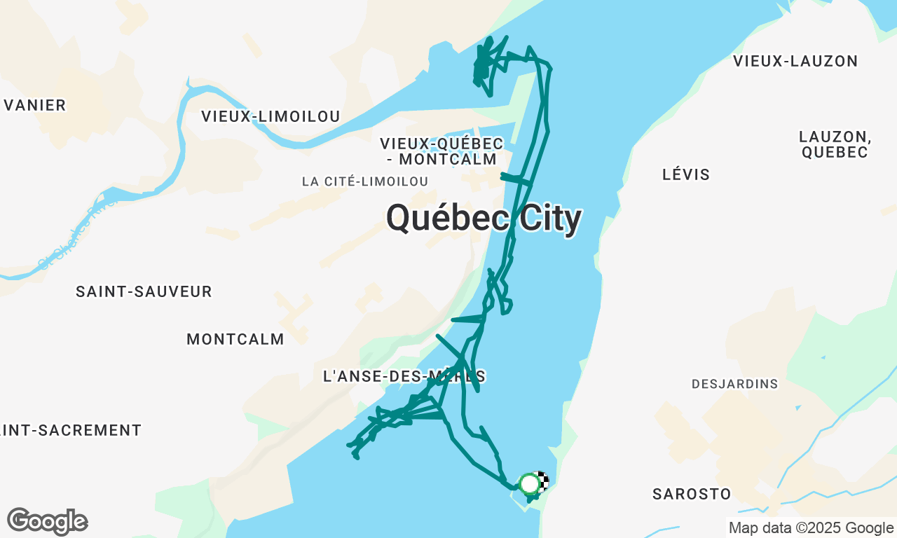 Voyage map