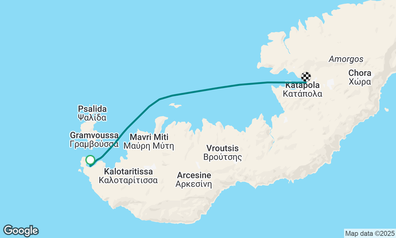 Kalitaritissa to Katapola (Amorgos)