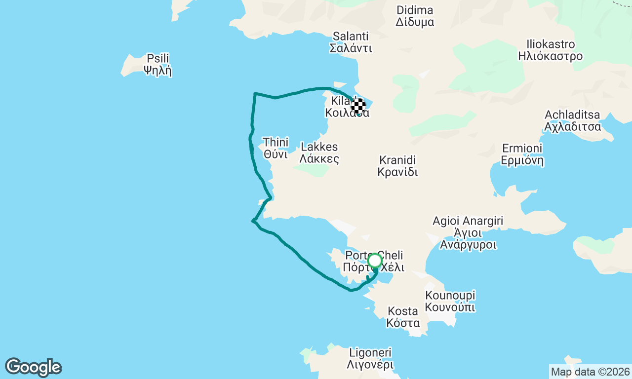 Voyage map