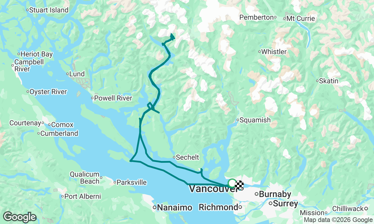 Voyage map