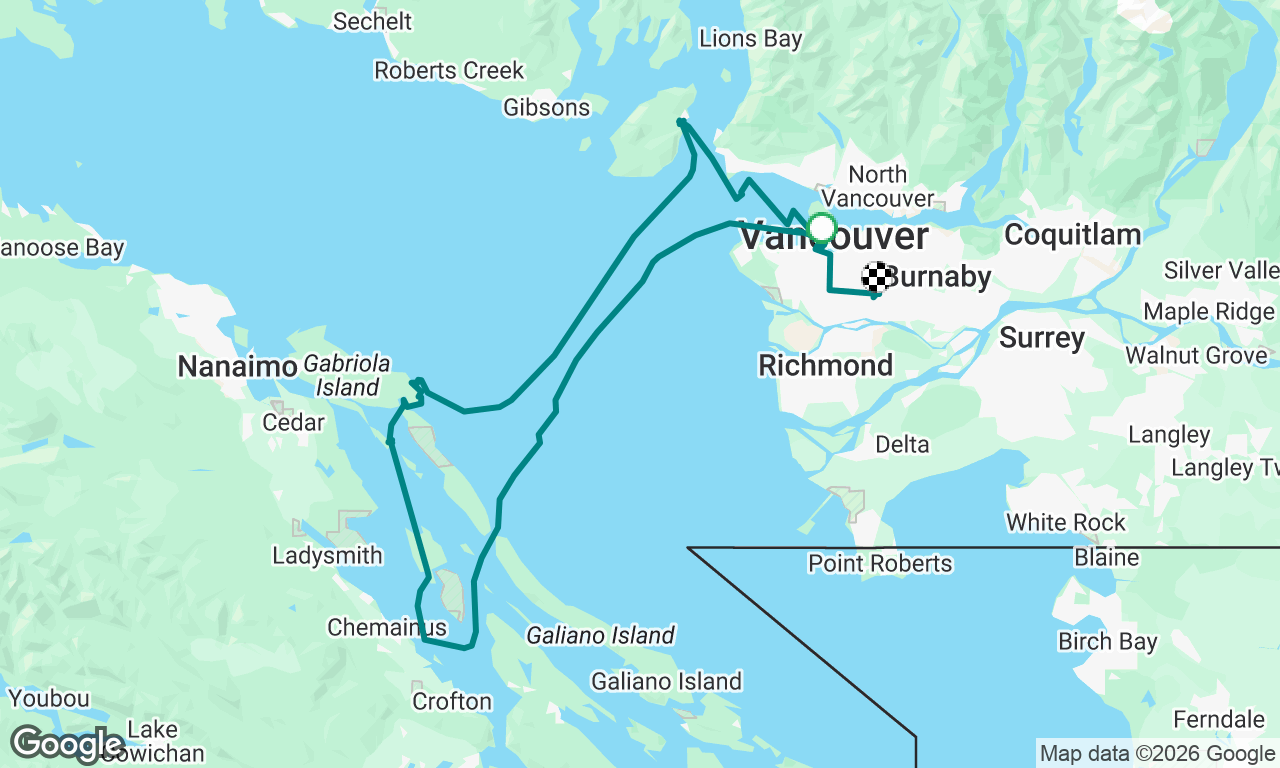 Voyage map