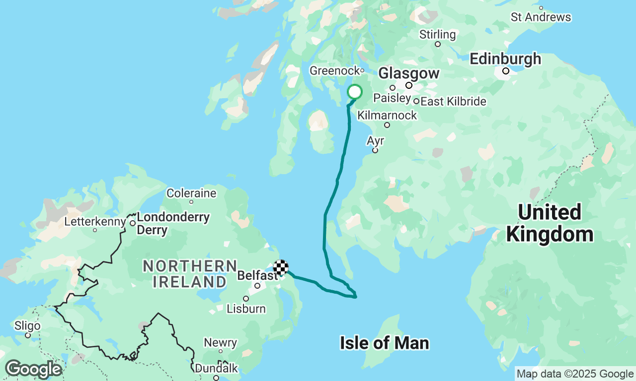 Largs - Bangor via Mull Of Galloway