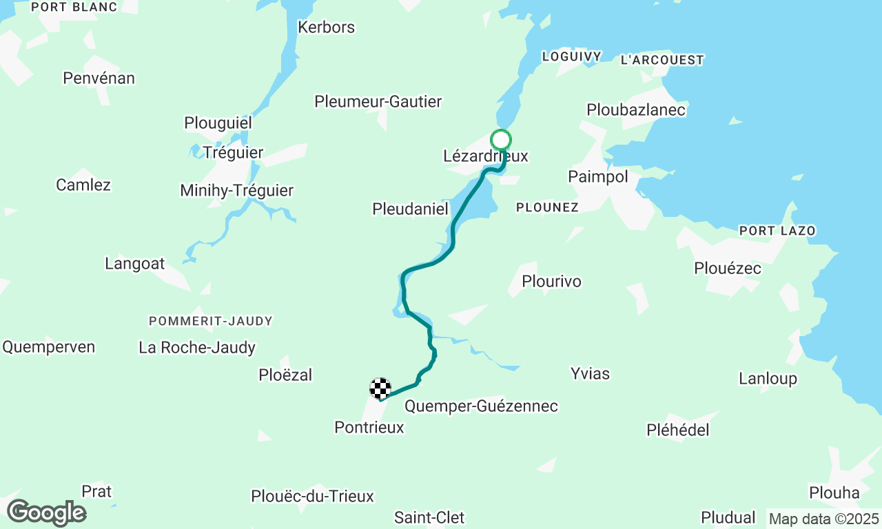Lezardrieux to Pontrieux 