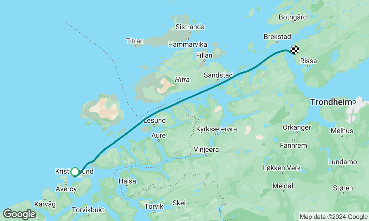 Kristiansund to Hasselvika