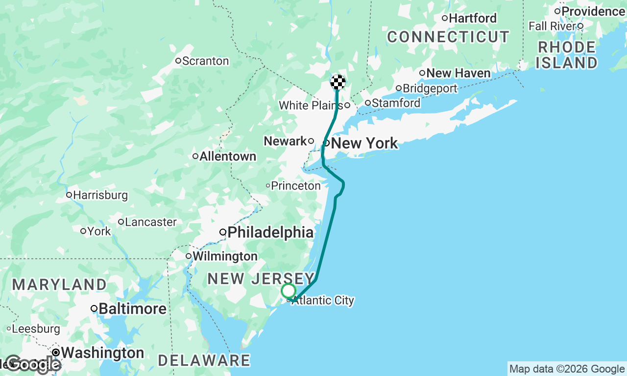 Atlantic city @ Hudson River (au moteur… pétole :(