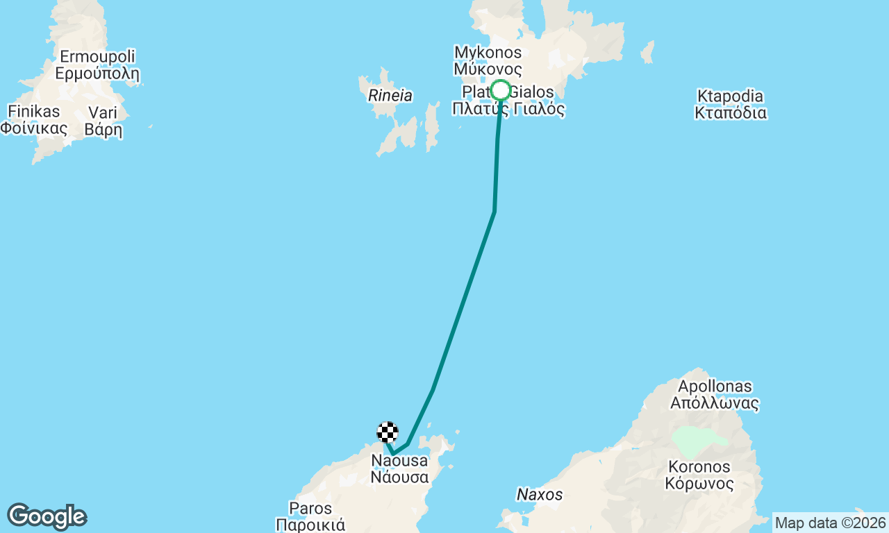 Mykonos to Paros