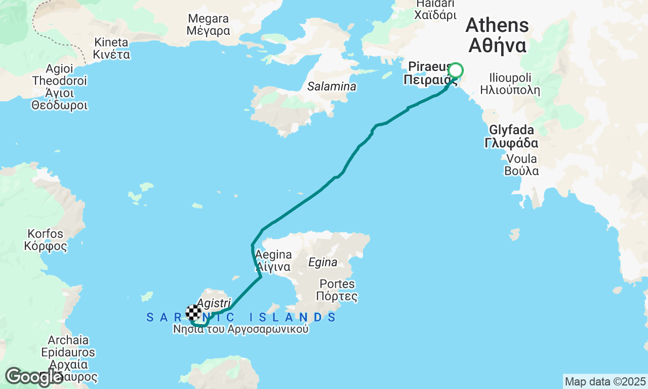 Athens to Agistri 