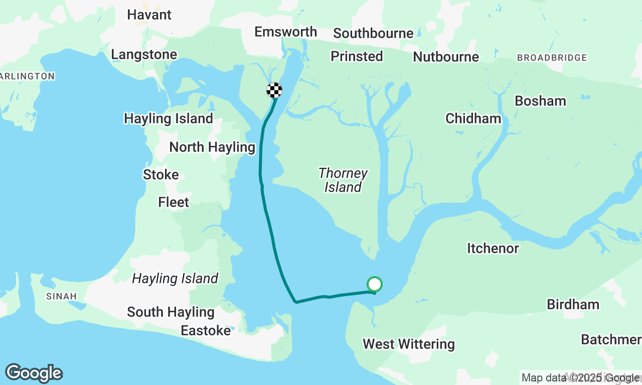Round to Emsworth pontoon