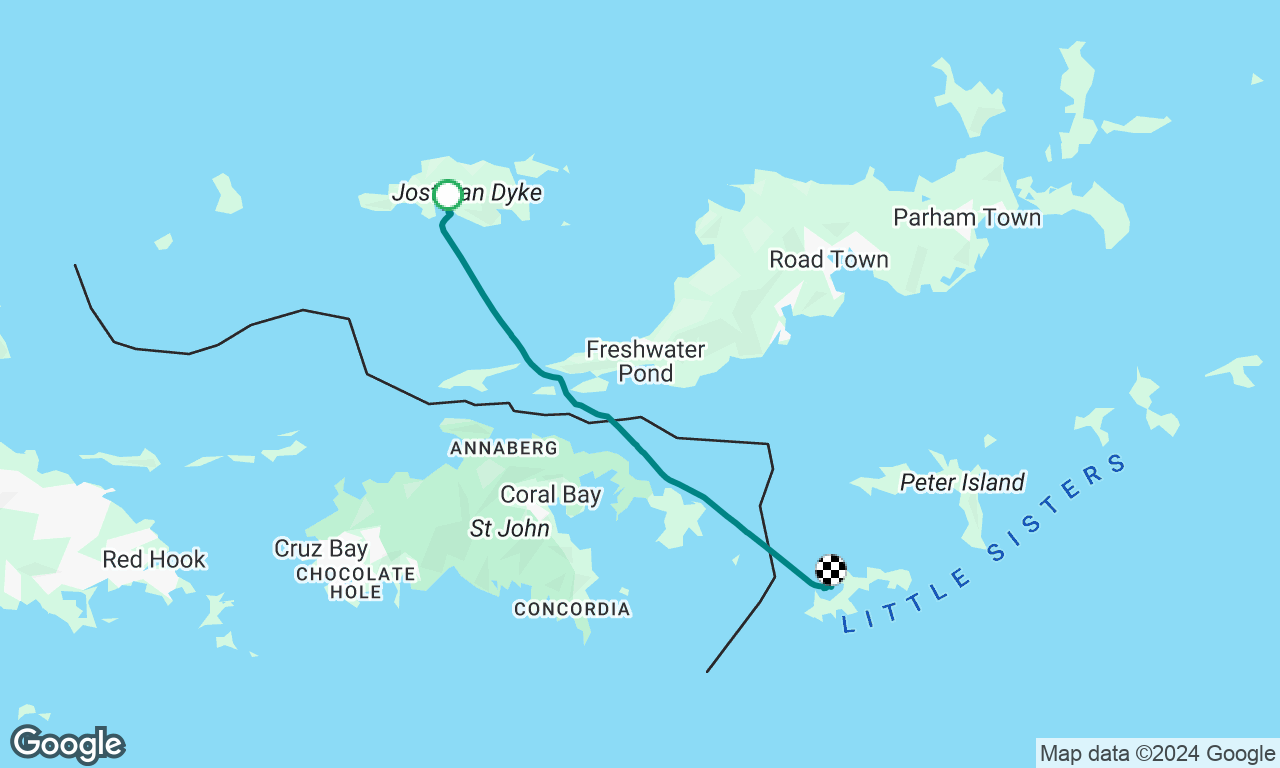 Great Harbor Jost van dyke to Norman Island 