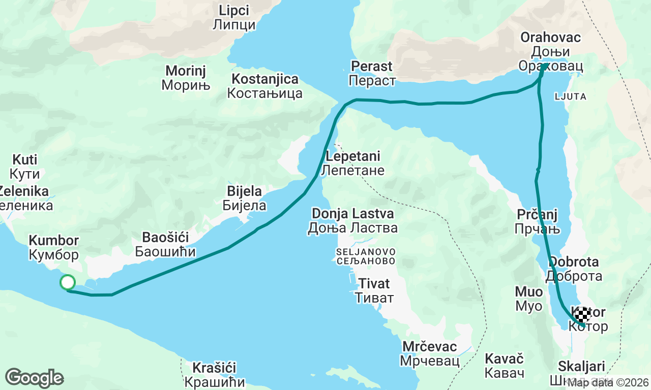 Voyage map