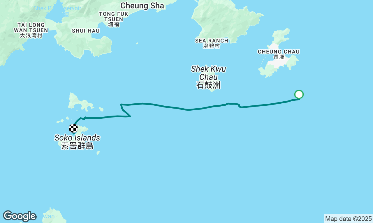 Cheung Chau to Soko Island 