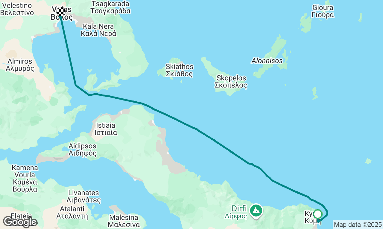 Bonous Miles Flotila 
Leg 6
Kimi to Volos 