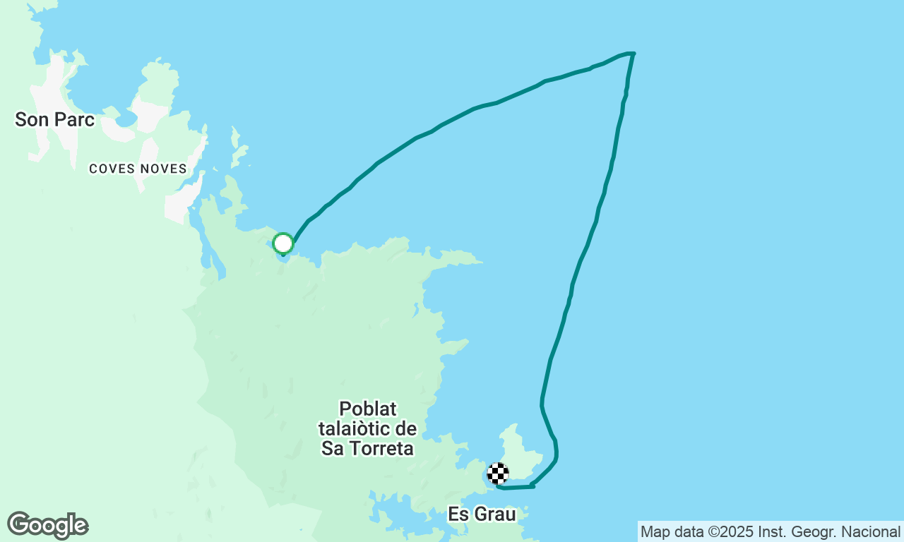 Gentle sail around headland
