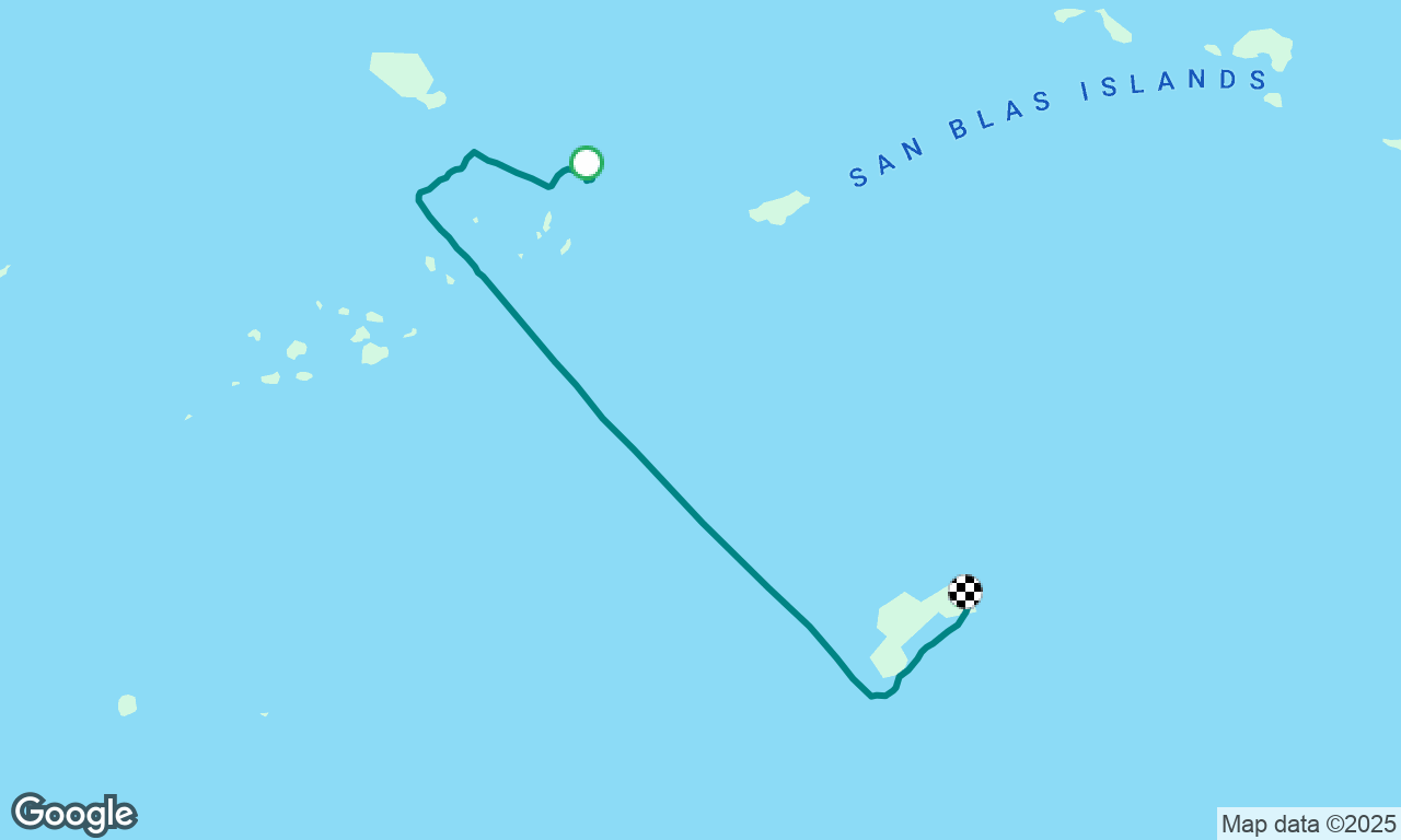 Island hopping in San Blas