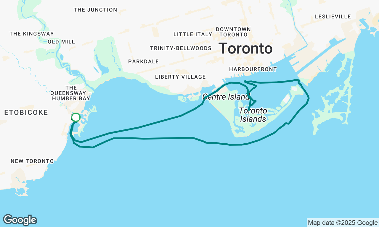 Sunday sail around the Toronto island