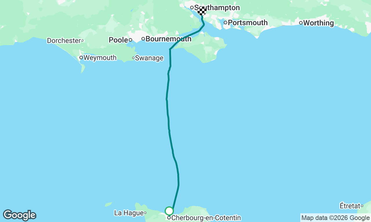 Cherbourg to Hamble