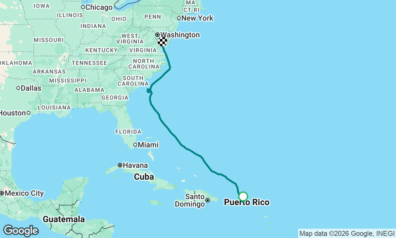 Voyage map