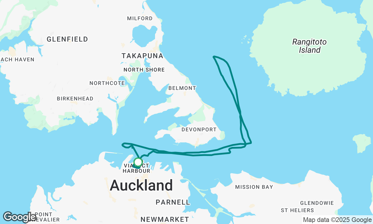 Enjoying a quick sail around Auckland - thanks to Explore 