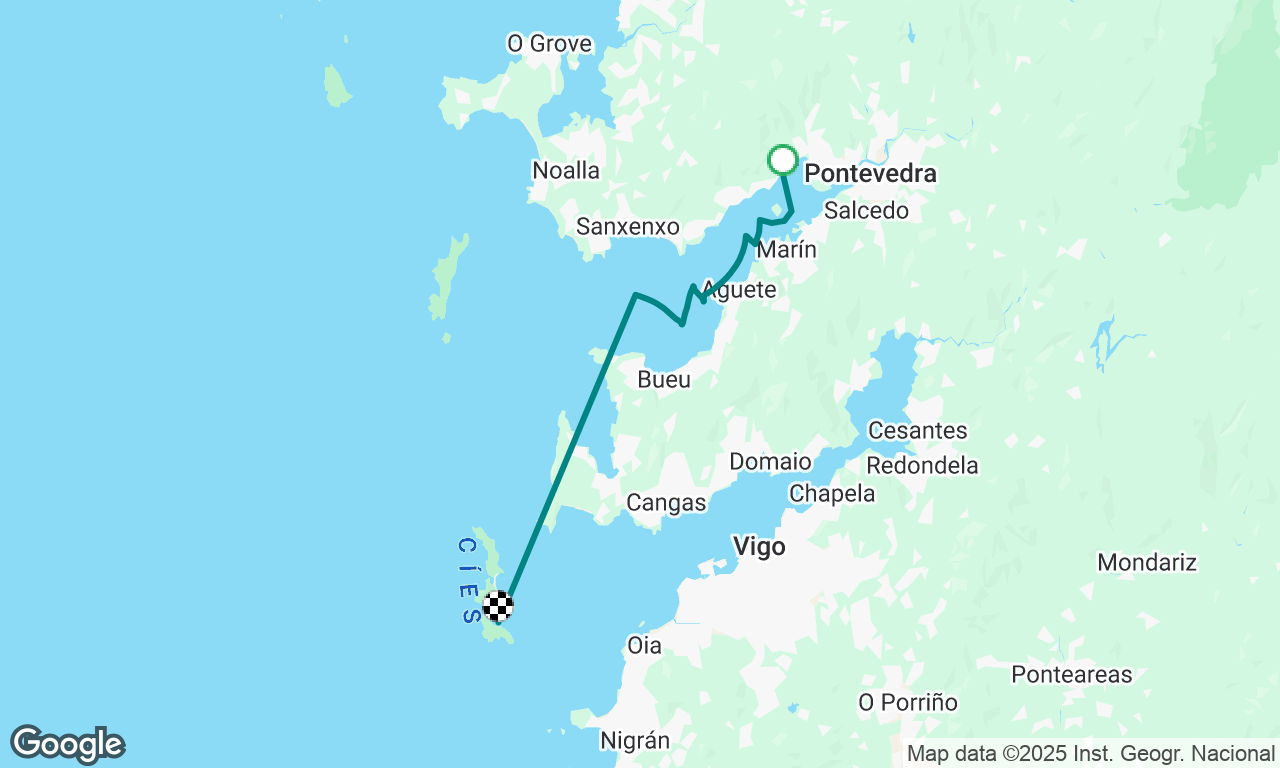 unforecast windy slog to Cies