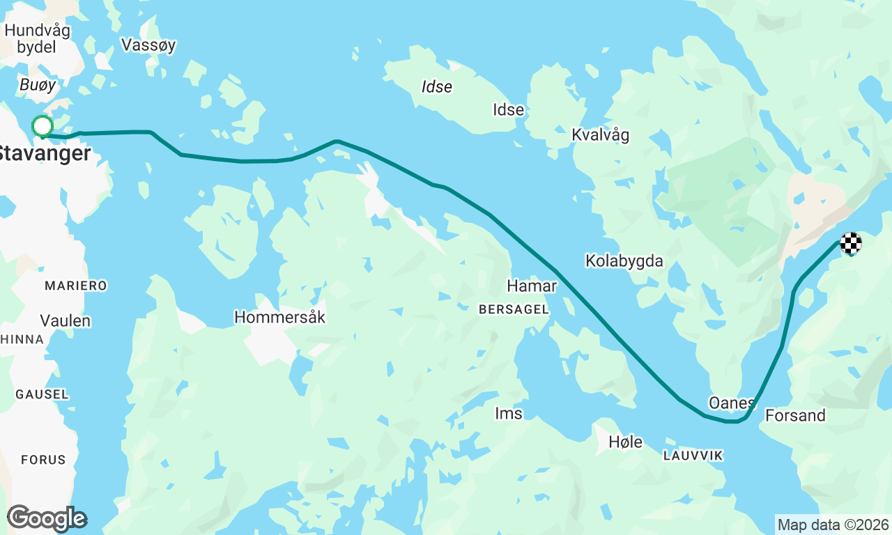 Voyage map