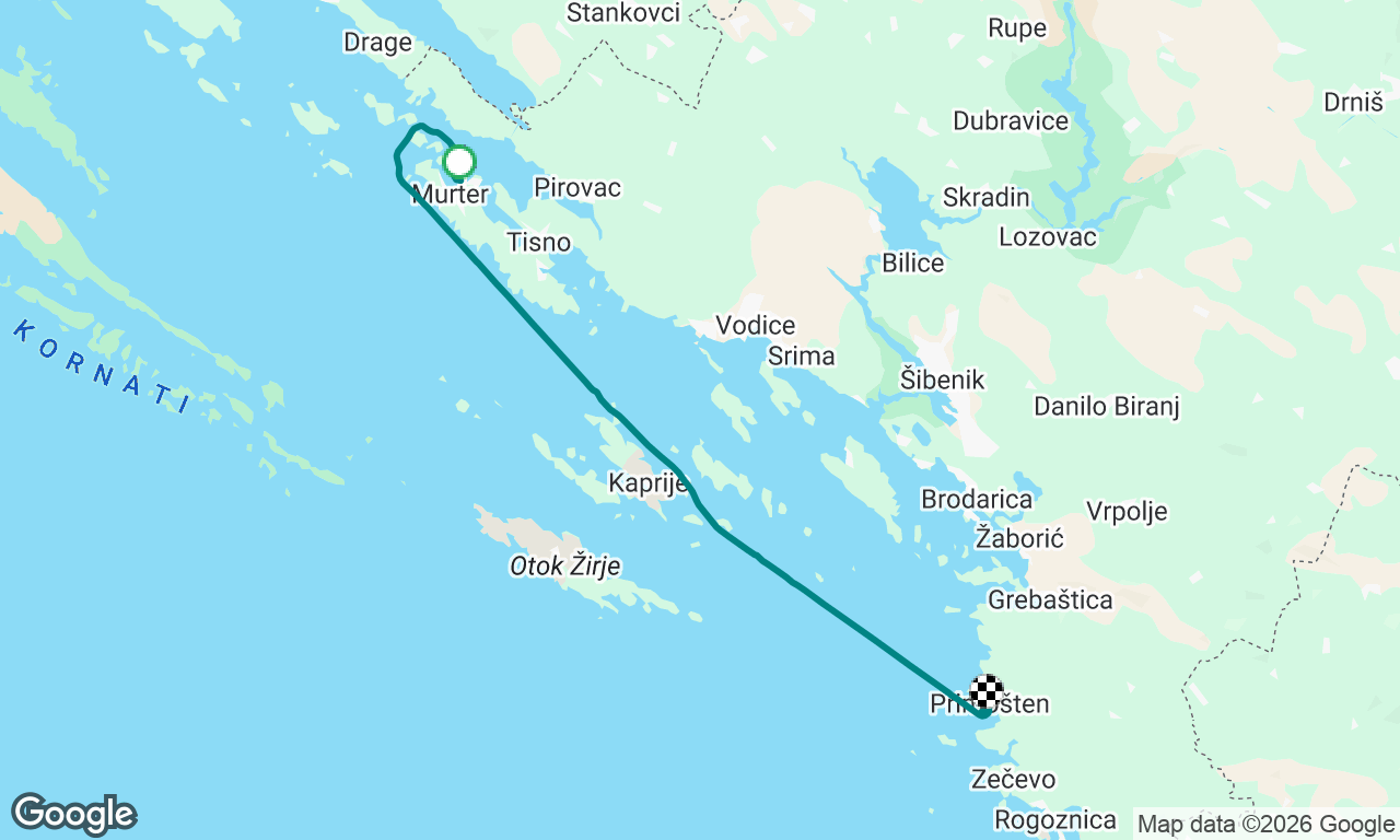 Voyage map