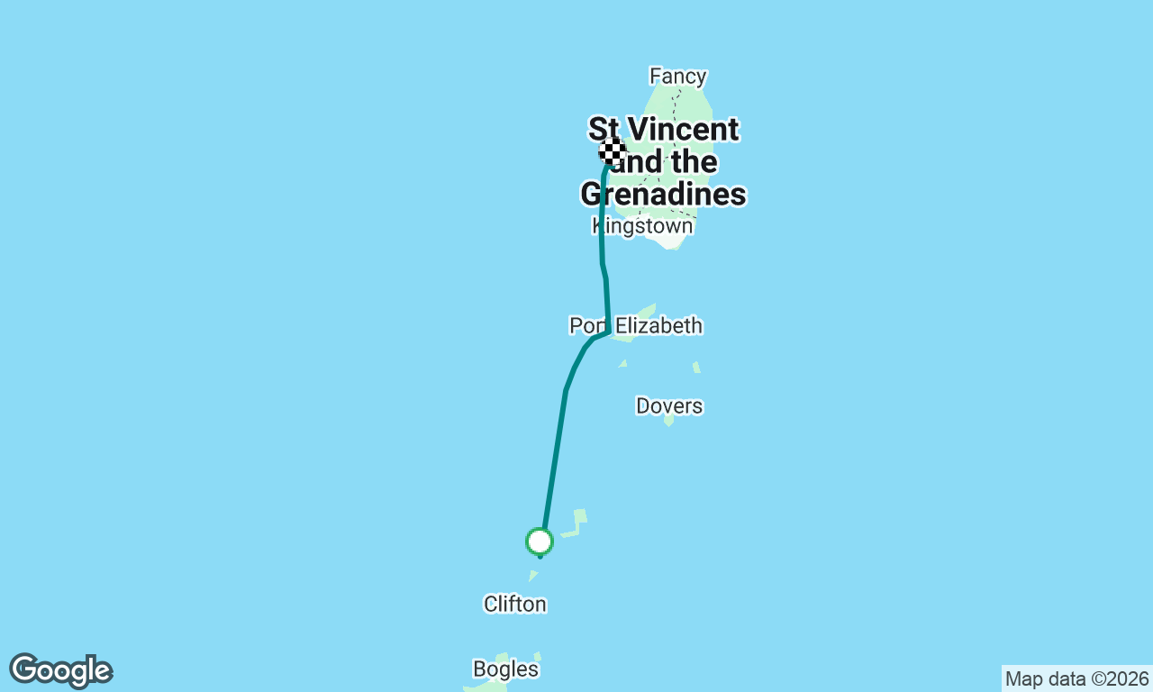 Tobago Cays to Sainte-Vincent Wallilabou Bay