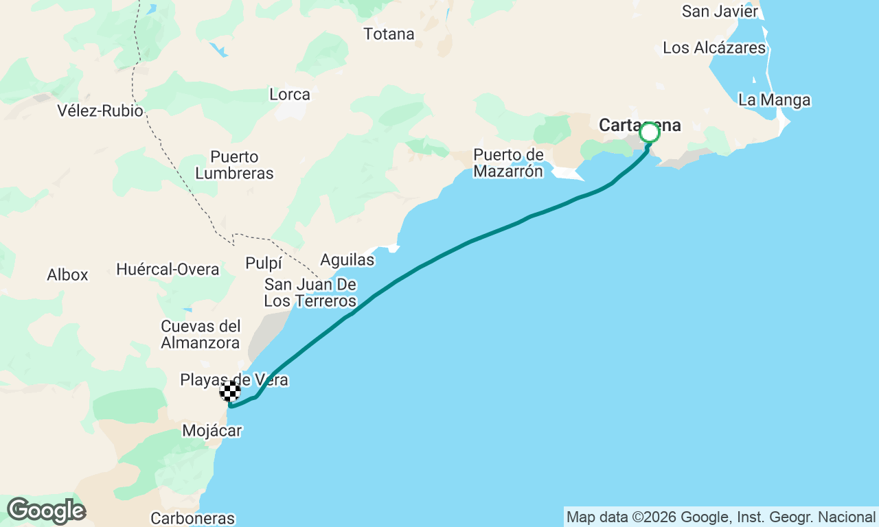 Birthday trip: Cartagena - Garrucha