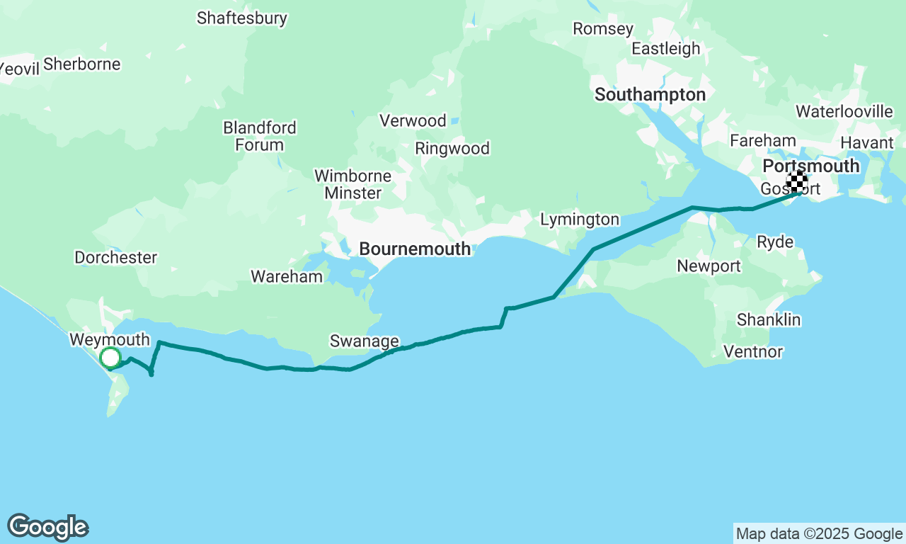 Downwind Portland to Gosport 
