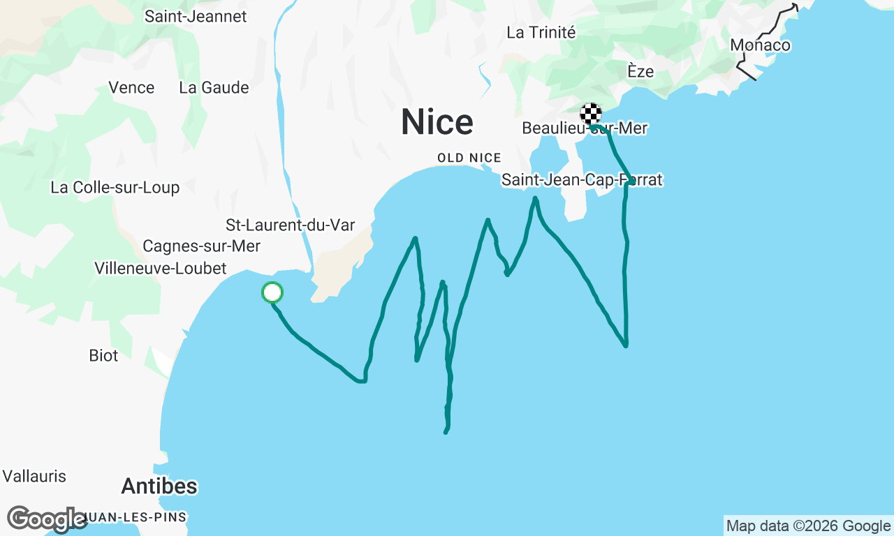 St Laurent du Var to Beaulieu Sur Met