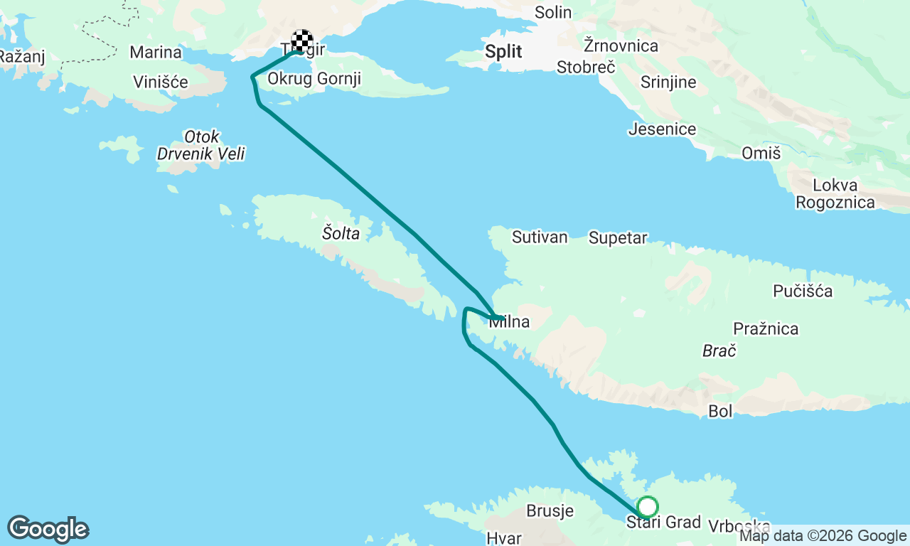 Voyage map