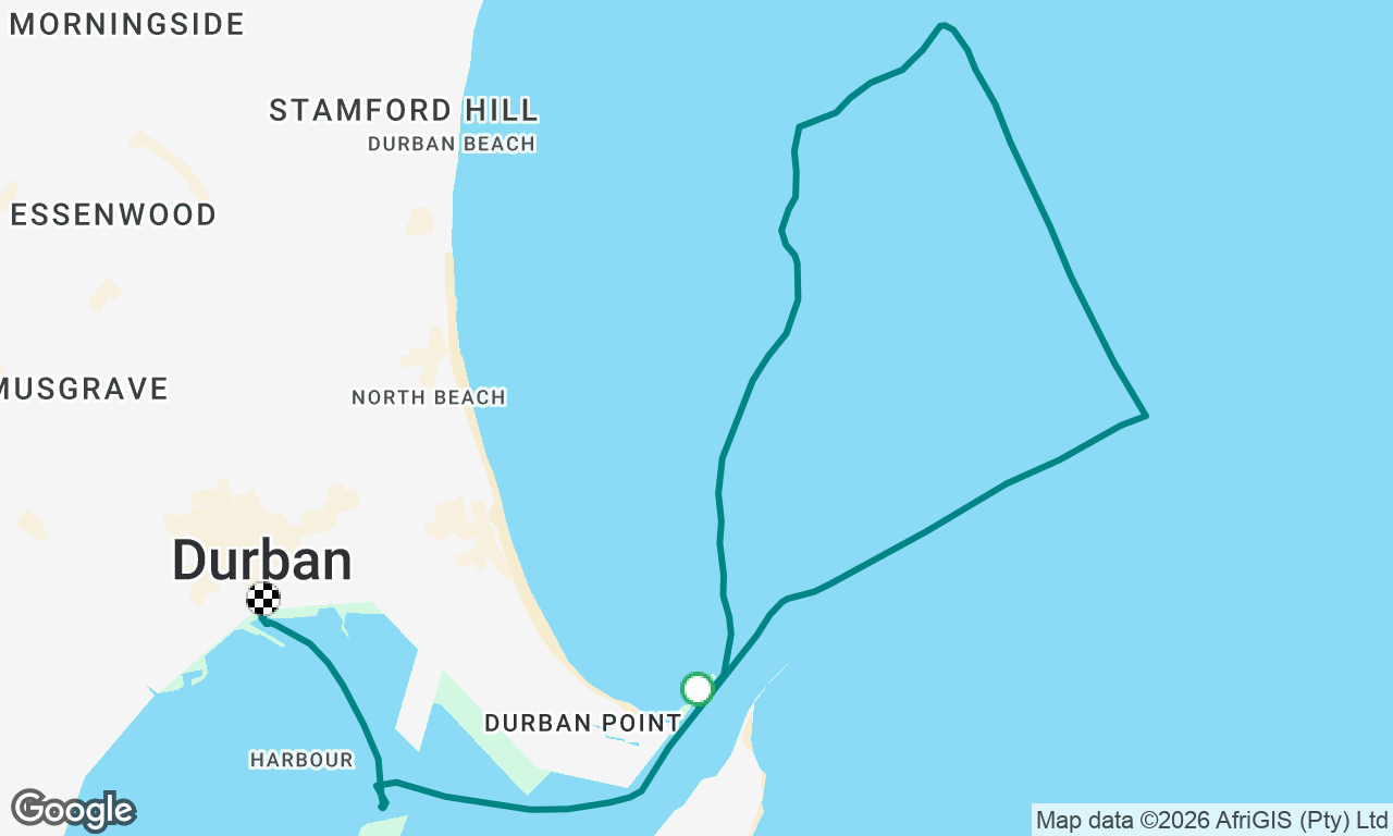 Test sail on Moondancer