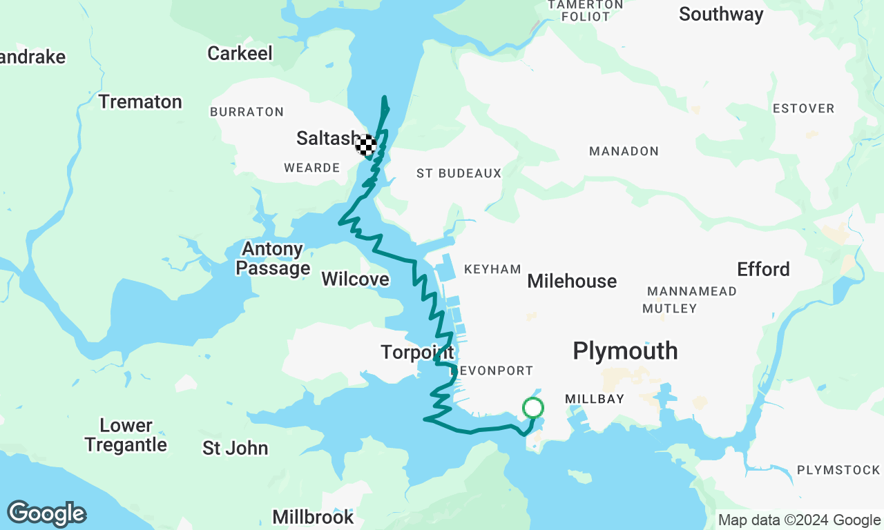 Day sail up the Hamoaze