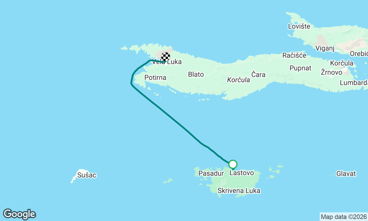 Voyage map