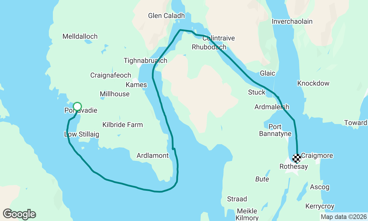 Portavardie to Rothesay