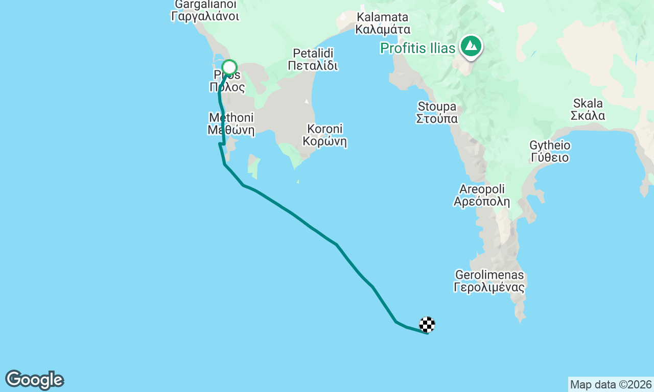 Voyage map