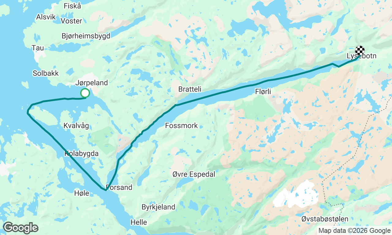 Voyage map