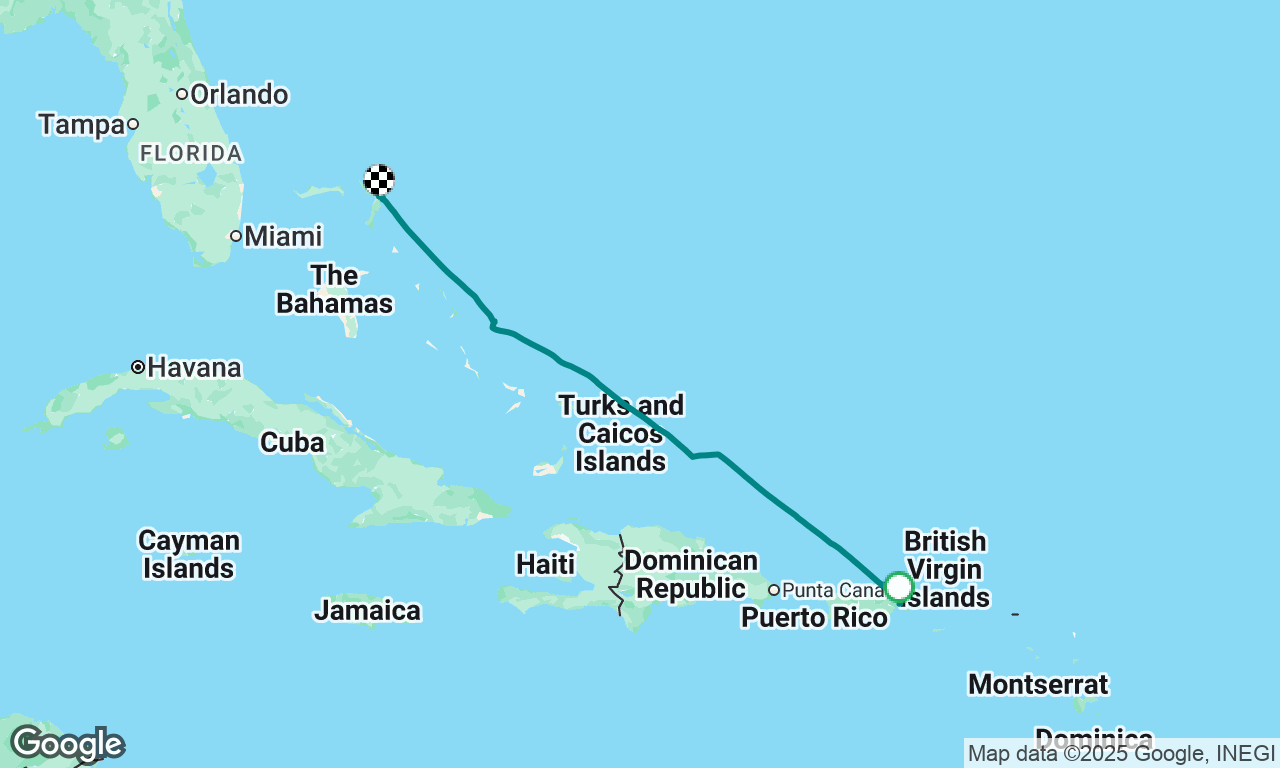Puerto Rico to marsh Harbor Bahamas
