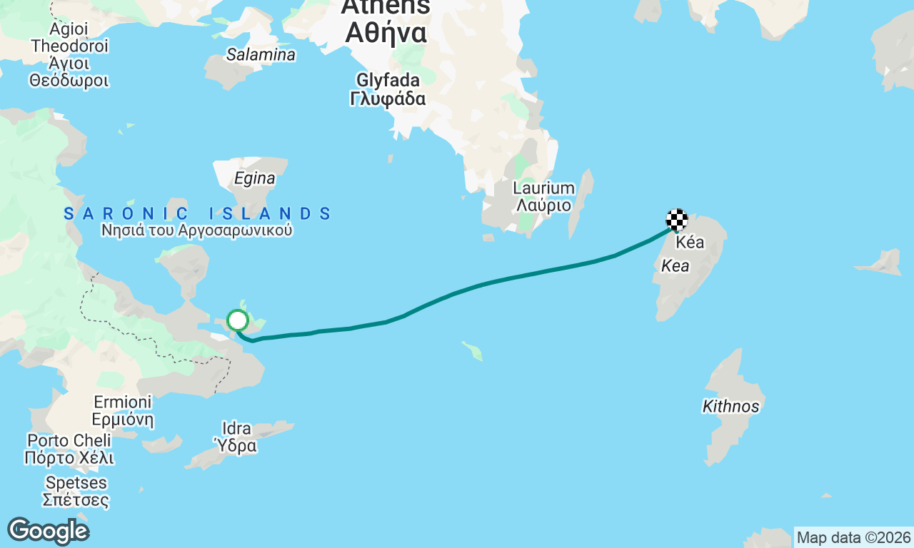 Poros to Kea 