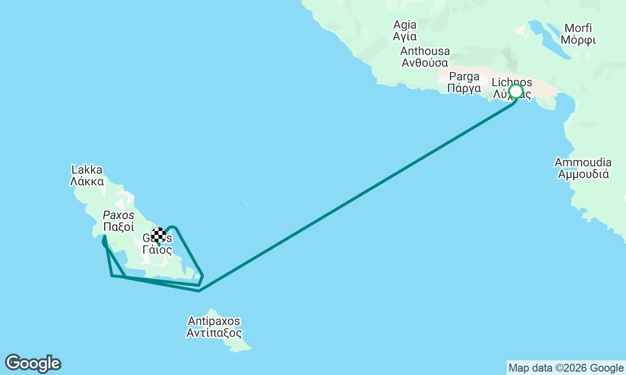 Voyage map