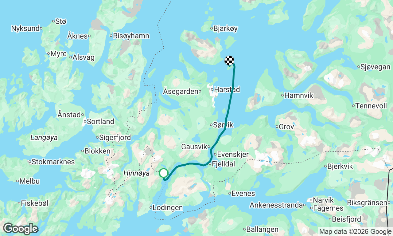 Fiskøybukta to Holmeneset