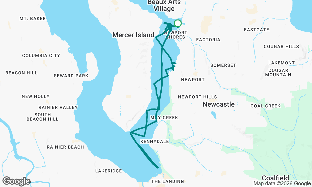 Mercer Island roundtrip race