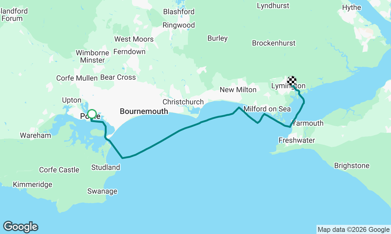 Poole to Lymington